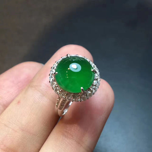 Natural Jade Ring Jadeite Ring