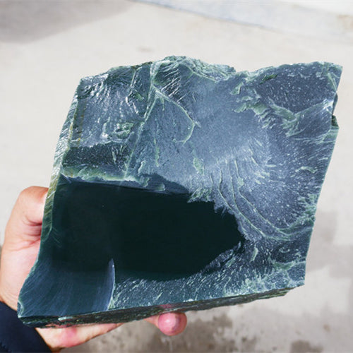 Natural jade rough Chinese Kunlun nephrite jade raw
