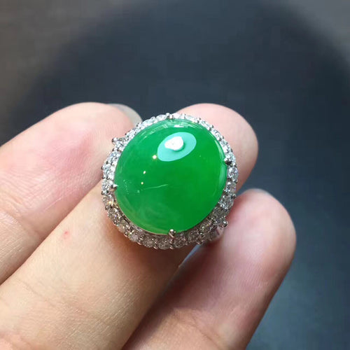 Natural Jade Ring Jadeite Ring