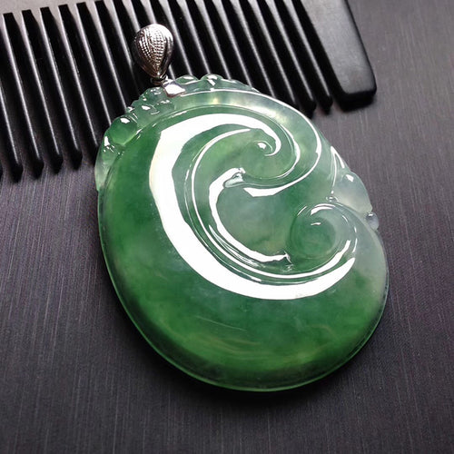 Natural Jade Pendant Jadeite Ruyi Pendant