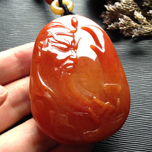 Natural Jade Pendant Jadeite Guan Gong Pendant
