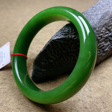 Natural Jade Bangle Nephrite Bangle Internal Diameter 63.5mm TBE033
