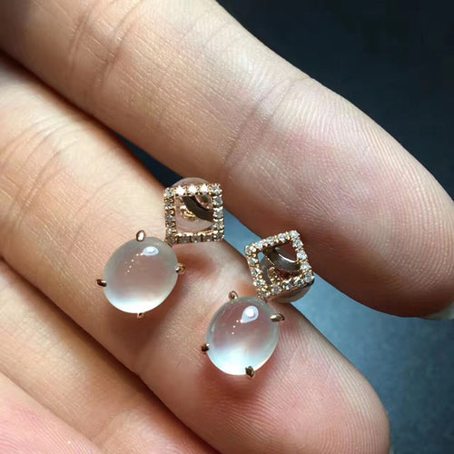 Natural Jade Earrings Jadeite Earrings