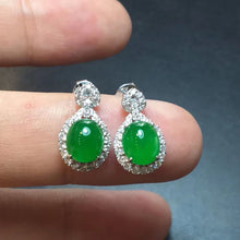 Natural Jade Earrings Jadeite Earrings