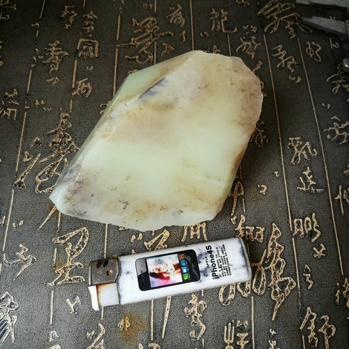 Natural jade rough Chinese Kunlun nephrite jade raw
