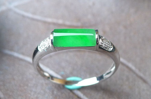 Natural Jade Ring Jadeite Ring TP19