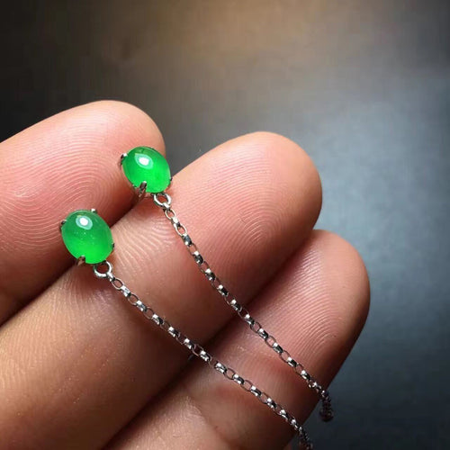 Natural Jade Earrings Jadeite Earrings