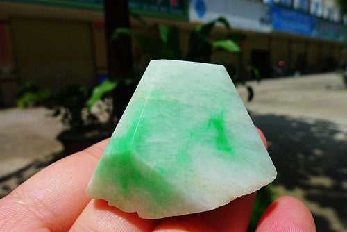 Natural Jade Rough Jadeite Raw (89g,6.1X3.7X2.8cm)