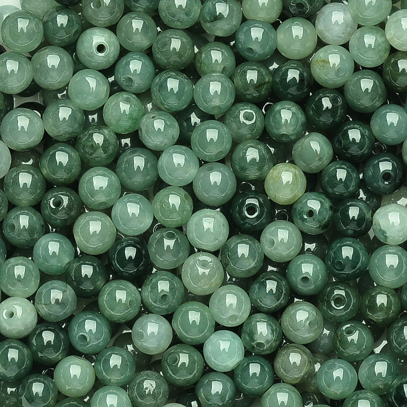 Diameter 9mm-10mm Natural Jade Beads Jadeite Mixed Colors Bead WBD28 – Jade  Nature