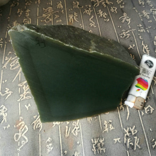 Natural jade rough Chinese Kunlun nephrite jade raw