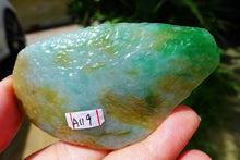Natural Jade Rough Jadeite Raw (34g,7.1X4.2X0.65cm)
