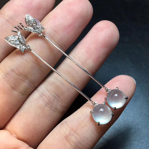 Natural Jade Earrings Jadeite Earrings