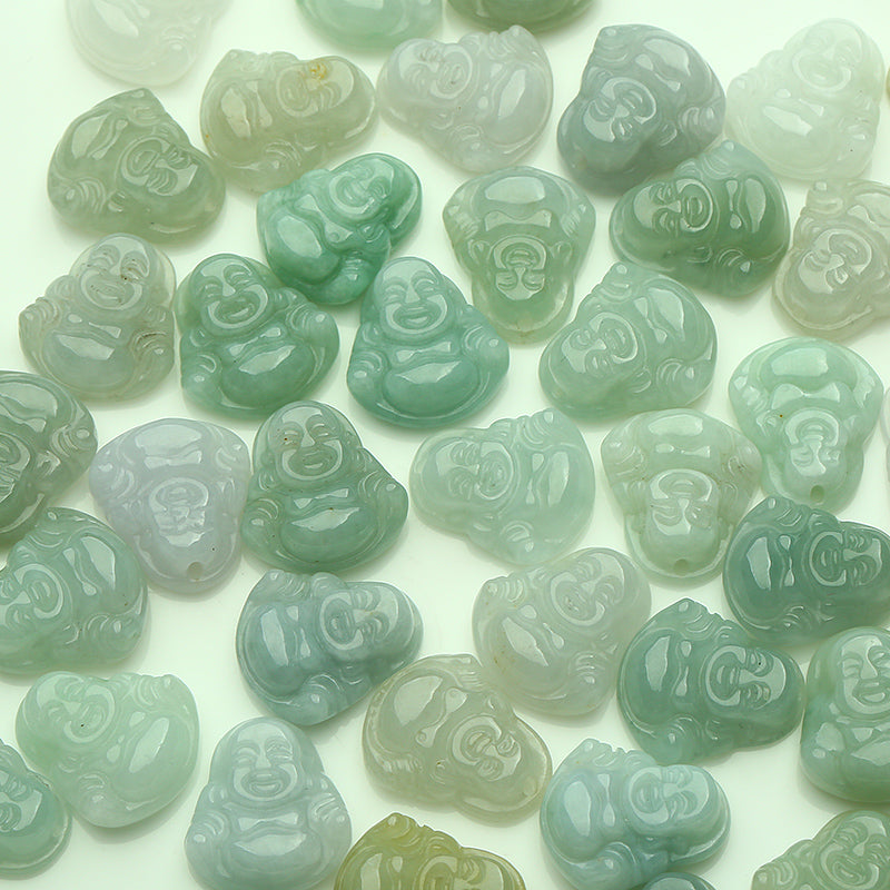 Natural jade jadeite Buddhism beads mixed colors wholesale