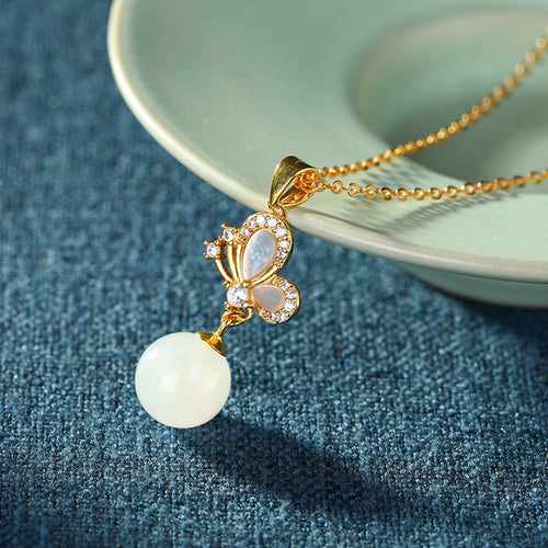 Natural Jade Pendant Nephrite Silver Pendant