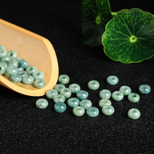 Natural jade jadeite beads blue green grey wholesale