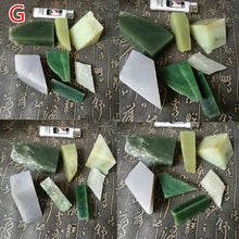 Natural jade rough nephrite raw stone Chinese Kunlun jade Siberian jade