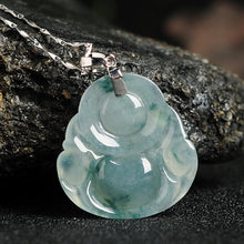 Natural jade pendant jadeite Buddha pendant necklace