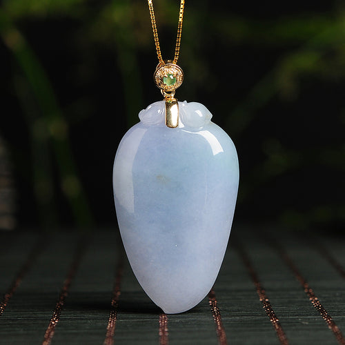 Natural Jade Pendant Jadeite Gold Pendant