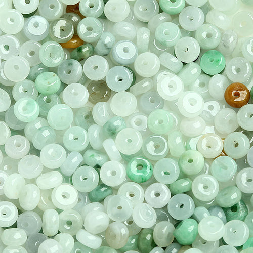 Natural jade jadeite beads mixed colors wholesale