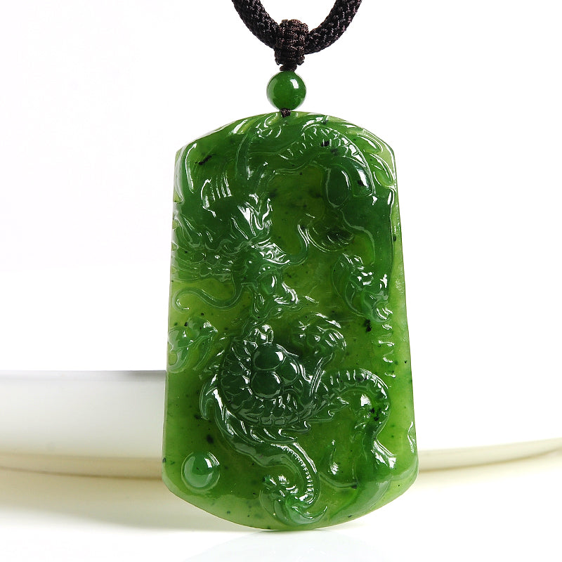 Jade Dragon Pendant Necklace – Bowers Museum Gallery Store
