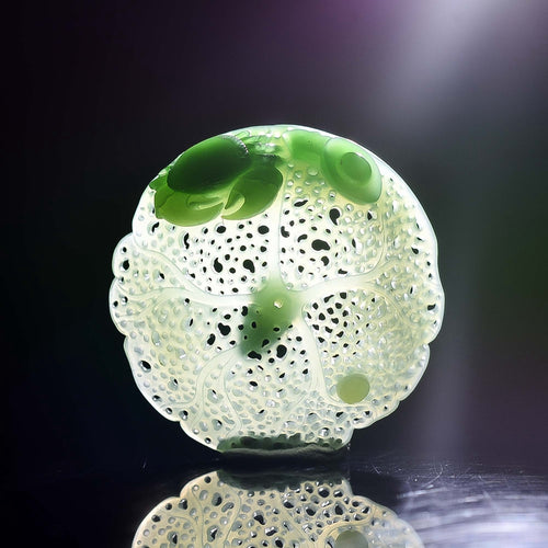 Natural jade carving nephrite collectibles Russia Siberian jade