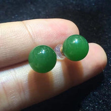 Natural Jade Earrings Nephrite Earrings