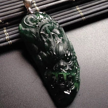 Natural Jade Pendant Jadeite Dragon Pendant