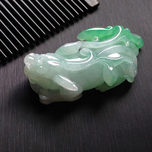 Natural Jade Pendant Jadeite Pixiu Pendant