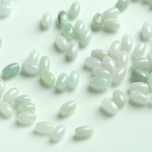 Natural jade jadeite beads white light green wholesale