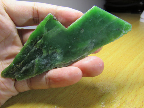 Natural jade rough nephrite raw stone Russia Siberian jade