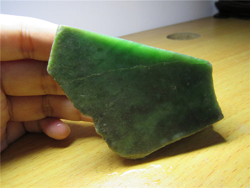 Natural jade rough nephrite raw stone Russia Siberian jade