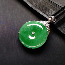 Natural Jade Pendant Jadeite Gold Pendant