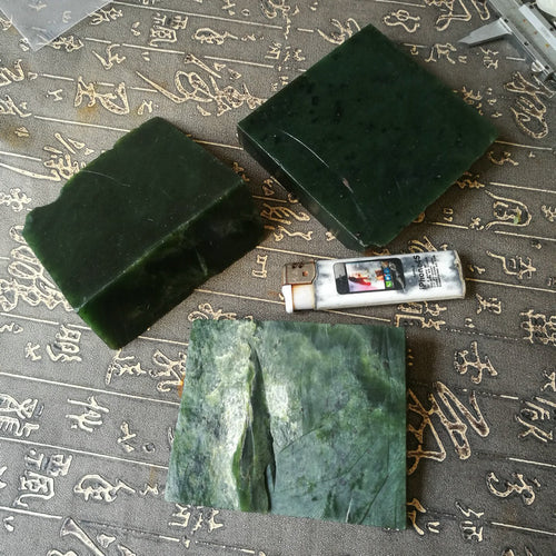 Natural jade rough Chinese Kunlun nephrite jade raw