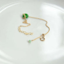 Jade Jadeite 18k Gold-Filled Jade Bracelet