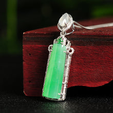 Natural jade pendant jadeite gold pendant necklace