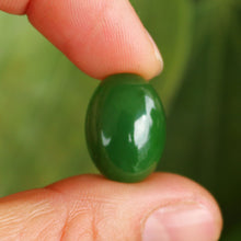 Natural Jade Eggs Green Nephrite Cab WBD110