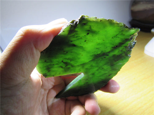 Natural jade rough nephrite raw stone Russia Siberian jade