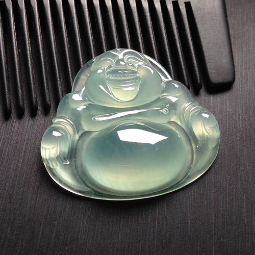 Natural Jade Pendant Jadeite Buddha Pendant