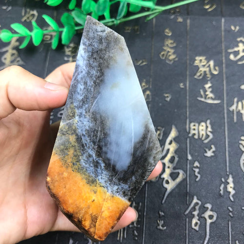 Natural jade rough Chinese Hetian nephrite jade raw