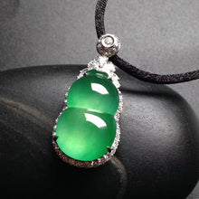 Natural Jade Pendant Jadeite Gold Pendant