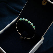 Jade Nephrite 18k Gold-Filled Jade Bracelet