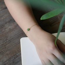 Jade Nephrite Silver Jade Bracelet