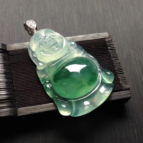 Natural Jade Pendant Jadeite Buddha Pendant