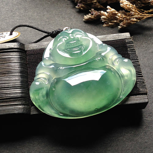 Natural Jade Pendant Jadeite Buddha Pendant