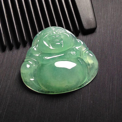 Natural Jade Pendant Jadeite Buddha Pendant