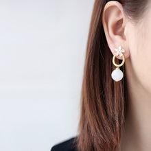 Natural Jade Earrings Nephrite Silver Earrings ZNE255