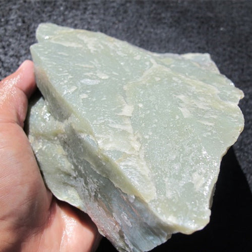 Natural jade rough nephrite raw stone Chinese Kunlun jade
