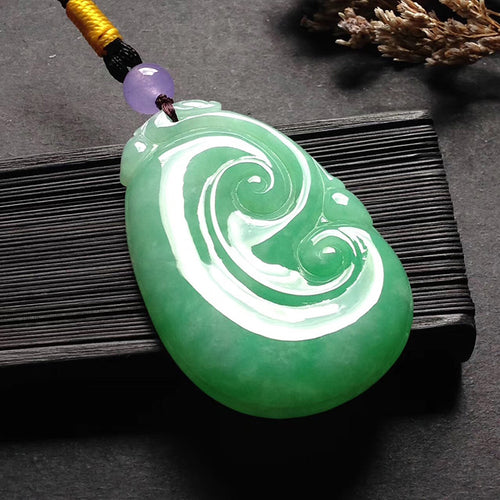 Natural Jade Pendant Jadeite Ruyi Pendant