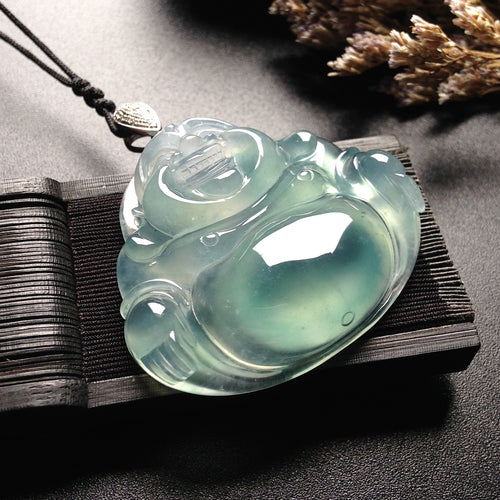 Natural Jade Pendant Jadeite Buddha Pendant