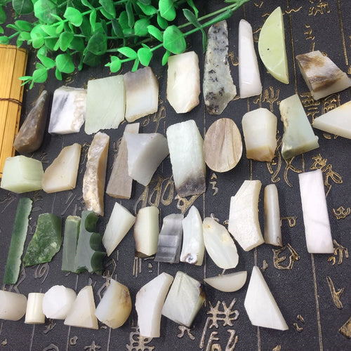 Natural jade rough nephrite raw stone Chinese Kunlun jade
